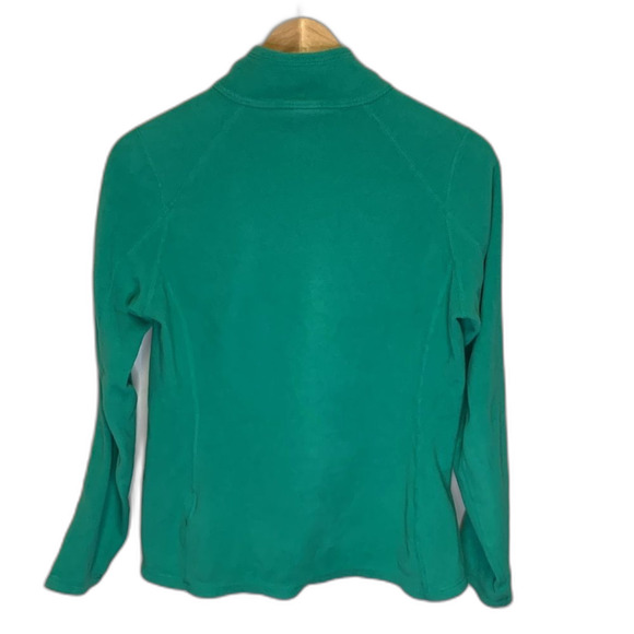 The North Face Jade Green Quarter Zip Lightweight Fleece Pullover Size Small - Picture 8 of 12
